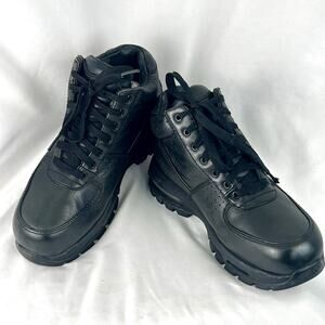 Nike Air Max Goadome ACG Triple Black Waterproof Leather Hiking Trail Boots 5.5Y